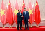 Thủ tướng Phạm Minh Chính hội kiến Tổng Bí thư, Chủ tịch Trung Quốc Tập Cận Bình