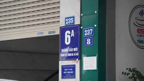 Đề xuất thống nhất cách đánh và gắn biển số nhà