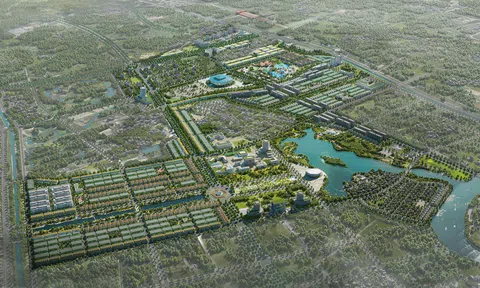 Toàn cảnh khu đất rộng gần bằng quận Hoàn Kiếm đang được Sun Group đầu tư ở Hà Nam