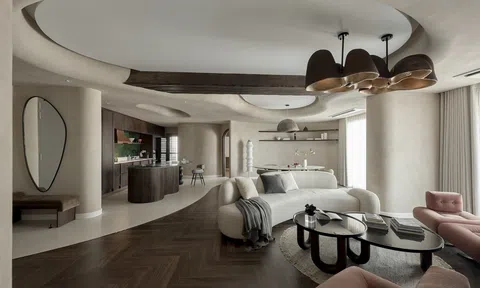 Căn hộ đập thông được thiết kế riêng với tinh thần wabi sabi Nhật Bản