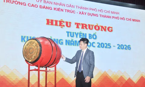 Trường Cao đẳng Kiến trúc - Xây dựng TP. Hồ Chí Minh khai giảng năm học 2025-2026: Vững bước với sứ mệnh “Kỷ cương - Sáng tạo - Đột phá - Phát triển”