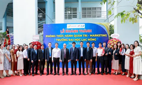 Đại học Lạc Hồng:  Khánh thành Phòng thực hành Quản trị -Marketing gắn đào tạo với thực tiễn doanh nghiệp