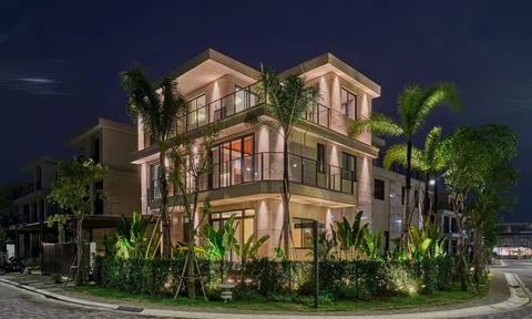 Căn biệt thự 510m2 xóa bỏ không gian nội thất đơn điệu bằng các màu sắc đan xen