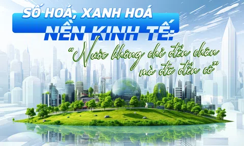 Số hoá, xanh hoá nền kinh tế: “Nước không chỉ đến chân, mà đã đến cổ”