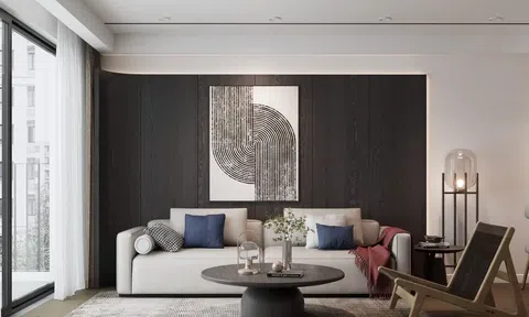 Căn hộ 80m2 được cải tạo theo phong cách tối giản, chi phí chưa tới 300 triệu đồng
