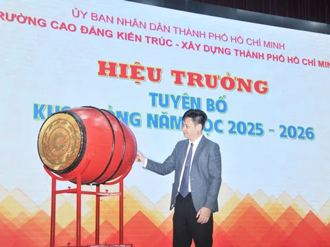 Trường Cao đẳng Kiến trúc - Xây dựng TP. Hồ Chí Minh khai giảng năm học 2025-2026: Vững bước với sứ mệnh “Kỷ cương - Sáng tạo - Đột phá - Phát triển”