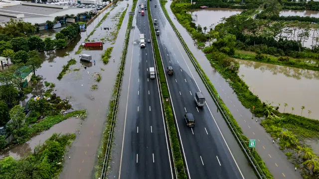 Ô tô gầm thấp được lưu thông trở lại trên cao tốc Pháp Vân – Cầu Giẽ