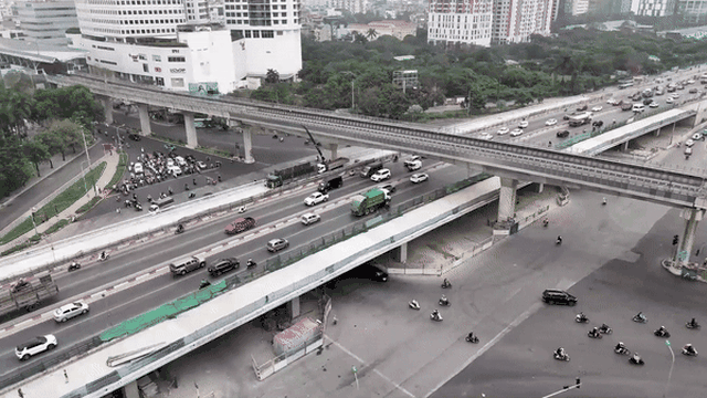 Diện mạo cầu vượt thép nút giao Mai Dịch - vành đai 3 giúp đường Hà Nội bớt tắc